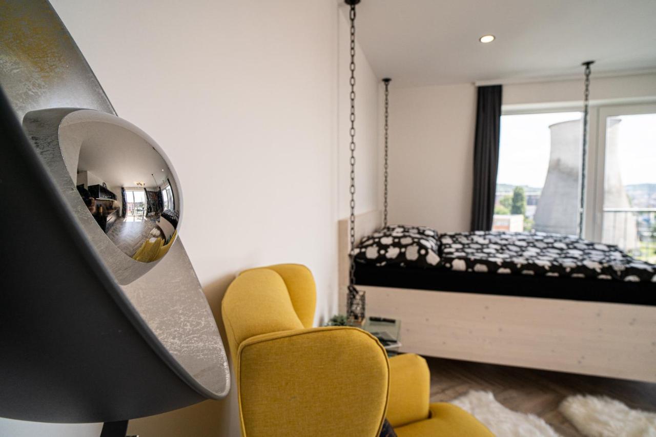 Ferienwohnung Zeppelin Studio With An Industrial View - Brünn Exterior foto